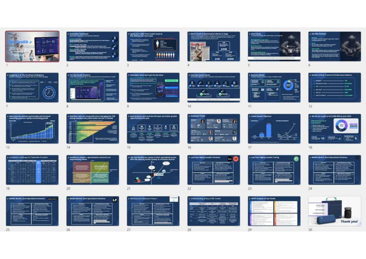 Pitch Deck for Sexual Health Startup