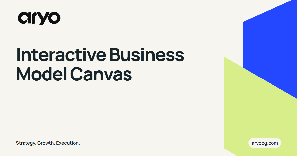 Interactive Business Model Canvas | Aryo